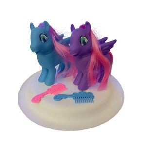 My Little Pony Pegasus Toys‎ Blue Purple Pink Mane Wings Comb Set